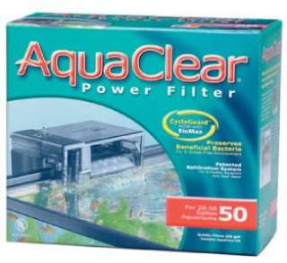 AquaClear 50/200 Aquarium Power Filter Aqua Clear A610  