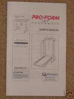 Pro Form Crosswalk XT Users & Illustrated Parts Manual  
