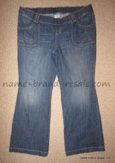 OLD NAVY LOT 2 MATERNITY TROUSER BOOTCUT JEANS PLUS SIZE 18 XXL 2X 