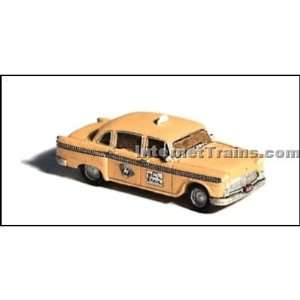  GHQ N Scale Checker Taxi Cab w/Decals Kit: Toys & Games