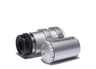 Extreme magnifier   pocket authenticator microscope  