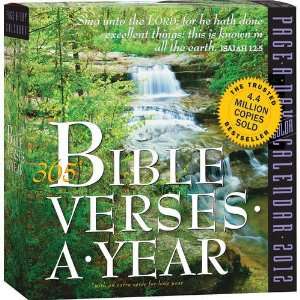  365 Bible Verses a Year 2012 Page a Day Daily Box Calendar 