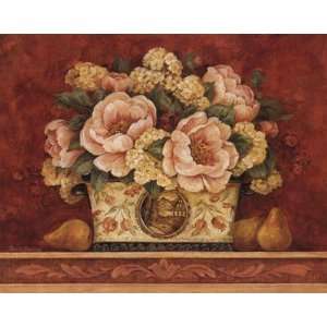  Peony Tapestry Poster Print