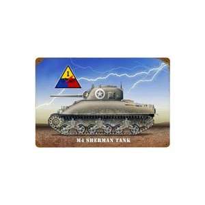 Sherman Tank M4 Military Sign: Everything Else