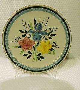 STANGL POTTERY CENTER HOLE DINNER PLATE COUNTRY GARDEN  