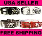   skull leather dog collar red bla $ 27 00  see suggestions