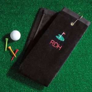   Weddings Personalized Golf Towel for Groomsmen