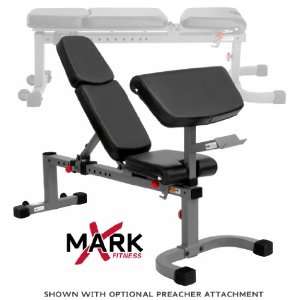    XMark Commercial Flat Incline Weight Bench: Sports & Outdoors