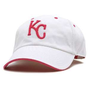  Kansas City Royals Siren Womens Cap   White Adjustable 