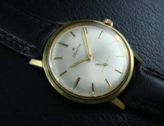 CLASSIC ZENITH GOLD FILLED CAL 2531 MENS WATCH. NO RES!!  