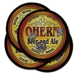  OHERN Family Name Beer & Ale Coasters 