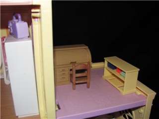 Fisher Price Loving Family Twin Time Dollhouse lot  Furniture, Figures 