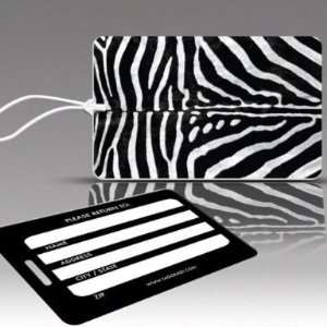  Insight Design 770470 TagCrazy Luggage Tags  Zebra Print 