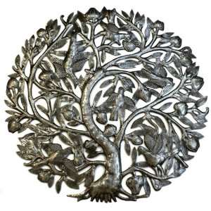  24 inch Tree of Life with Buds   Steel Drum Art: Home 