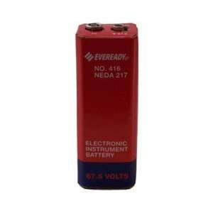   416 Carbon Zinc 67.5V Battery NEDA 217 A416 ER 416 Electronics