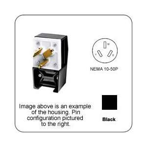  HUBBELL HBL7977 AC Plug NEMA 10 50 Male Angled