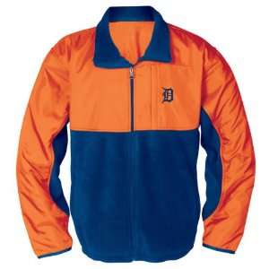   Detroit Tigers True Leader 2 Full Zip Fleece Jacket: Sports & Outdoors