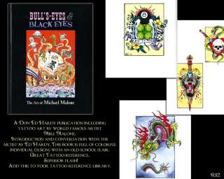 Bulls Eyes and Black Eyes Tattoo Reference Flash Book  