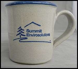 RED WING POTTERY SUMMIT ENVIORSOLUTIONS ADVERTISING CUP  