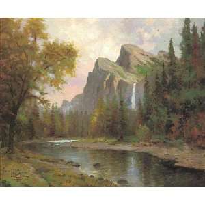  Thomas Kinkade   Yosemite Valley Study SN Canvas