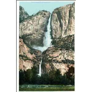 Reprint Yosemite Valley Ca   Yosemite Falls 1900 1909  