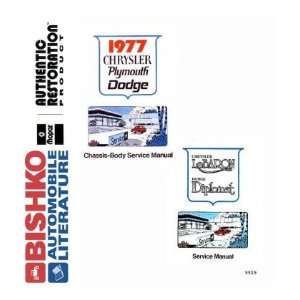  1977 DODGE CHARGER MONACO DIPLOMAT etc Shop Manual CD Automotive
