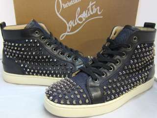   Christian Louboutin Louis Flat Jean Spiked Shoes MENS Eur 40 = US 7
