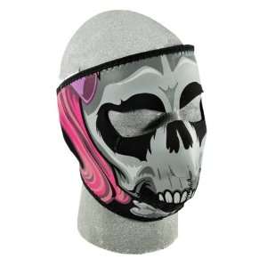  : ZANheadgear Neoprene Lethal Threat Girl Skull Face Mask: Automotive
