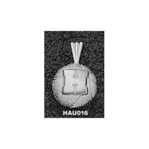 Harvard University H Basketball Pendant (Silver)  Sports 