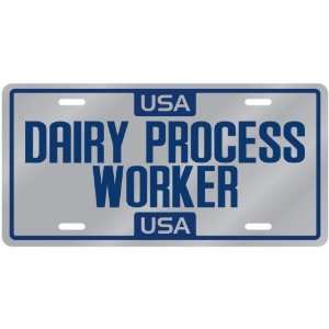  New  Usa Dairy Process Worker  License Plate Occupations 