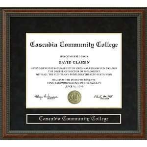  Cascadia Community College Diploma Frame Sports 