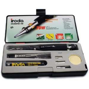   SOLDERPRO 100 Cordless Refillable Butane Soldering Iron and Torch Kit