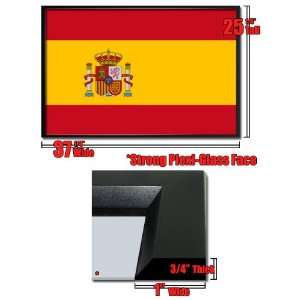  Framed Spain Poster World Cup Qualifier Flag Fr2010: Home 