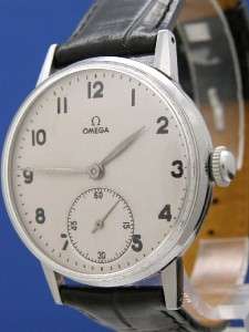 Mans Omega Antique Stainless Watch (54918)  