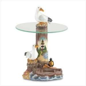  Seagull Mini Table with Glass Top   Style 37546