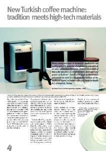 Automatic Turkish Coffee Machine (Serves 2 People) If Design Award 