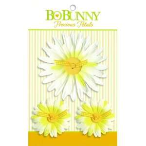   Bunny Precious Petals Fabric Flowers Soft White Daisy: Home & Kitchen