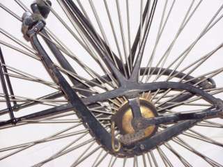Original 1880s 52 Star Highwheel Safety Bicycle  
