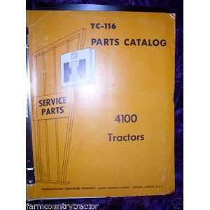  International 4100 Tractors OEM Parts Manual International 