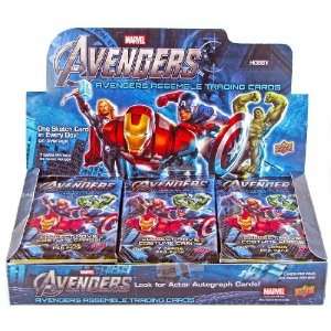Upper Deck Marvel Avengers Assemble Trading Card Box 24 Packs : Toys 