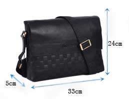   Large Rectangle Shoulder Messenger Briefcase Bag Handbag  