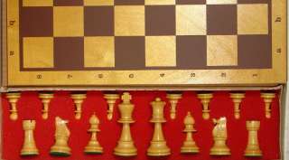   examples of a wooden CRISLOID Tournament Chess