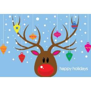 Christmas Reindeer   Boxed Holiday Christmas Greeting Cards   Set of 