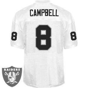  Raiders #8 Jason Campbell White Jersey Nfl Football Authentic Jersey 