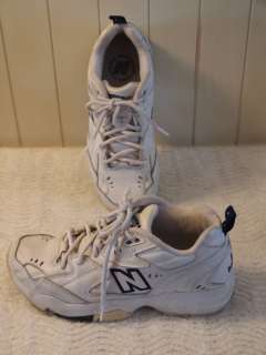 WOMENS NEW BALANCE 608 WHITE SNEAKERS SHOES 7 M  