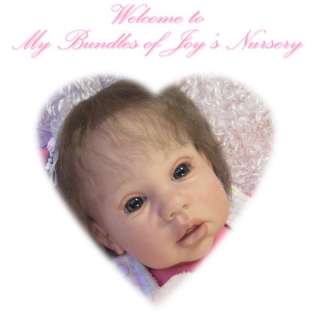 Lee Middleton LIL PEANUT Reborn Baby Girl Doll 3/4 limbs OOAK  