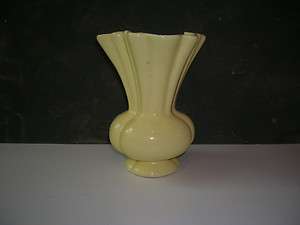 Camark Art Pottery Yellow Vase  