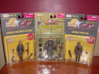   Soldier X D Lot of 3 different GERMAN INFANTRY and OFFICER  Rare MOC
