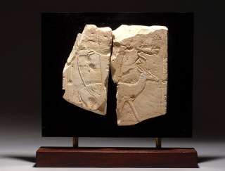 Ancient Egyptian Limestone Relief showing Gazelle  