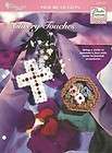 Cheery Touches Jeweled Cross Flower Basket Plastic Canvas Pattern 